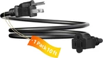 Pack 10FT Extension 3 Prong 16 Gauge Awg Heavy Duty Power Cord, Nema 5-15. Fixed Price $11.99.