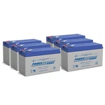 Power-sonic 6 Pack 12 Volt 7 Amp Hour Sealed Lead Acid Battery. Fixed Price $109.99.