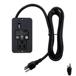 Emomo Single Outlet Recessed Multifunction Power Strip HX66P2UR For Recliner. Fixed Price $34.99.