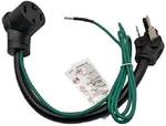 14-30R Female Adapter To 10-30P Dryer Amp Cord 1.5' Parkworld 60011 Nib. Fixed Price $29.95.