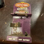 Rayovac Battery Tester Novelty Vintage. Fixed Price $40.00.