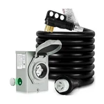 Amp Generator Cord 50FT And Pre-drilled Power Inlet Box,nema 14-50P SS2.... Fixed Price $318.60.