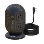 Aijoy Surge Protector Power Strip Tower With 8 Outlets 4 Usb Ports(... Fast Ship. Fixed Price $34.39.