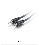 C2G-3.5MM Stereo Audio Cable With Low Profile Connectors M/m Plenum Cmp-rated. Fixed Price $13.99.