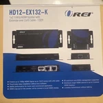 Orei 1X2 Hdmi Splitter With Extender Over CAT6-132FT(HD12-EX132-K). Fixed Price $115.00.