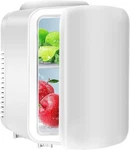 Simple Deluxe Mini Fridge, 4L/6 Can Portable Cooler & Warmer Freon-free Small. Fixed Price $58.89.