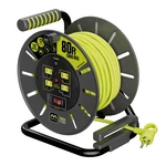 Masterplug 80FT Cord Reel, Retractable Extension Lead With Winding Handle, Sa.... Fixed Price $191.52.