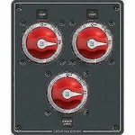 Blue Sea Systems Traditional Metal Dual Bank Battery Management Panel. Fixed Price $356.07.