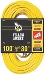 Woods Yellow Jacket 2888 Contractor 14/3 100FT Extension Drop Cord Foot. Fixed Price $57.95.