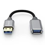 Short Usb Extension Cable 6 Inch, 3.0 Extender To Female Cord Braided. Fixed Price $13.99.