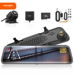 Wolfbox G840S 12" 4K Dash Car With Free Sd Mirror Cameras Front And Rear. Fixed Price $129.99.