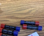 Homac URB26 CSA-22 5/8,TU,BG Splice Crimping But Red/blue (lot Of 5). Fixed Price $35.00.
