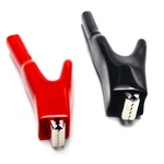 Fielect 2PCS 50A Heavy-duty Insulated Alligator Clips Battery Cable Black. Fixed Price $14.76.