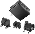 Insignia- 30W Foldable Usb Port Wall Charger With Eu/uk/au Rechangeable P.... Fixed Price $10.99.