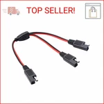 Aaotokk 30CM Sae Y Splitter Adapter Cable - 1 2 Dc Power Automotive Extension. Fixed Price $12.28.