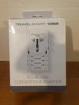 New Conair Travel Smart All In One Adapter And Converter Combo Unit. TS253XR Iob. Fixed Price $23.00.