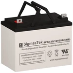 Sigmastek SP12-35NB Vrla Sealed Lead Acid Agm Battery For Hubbell HP121502P12KDR. Fixed Price $77.69.