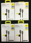 Kanex Durabraid Lot Of Premium Usb-c Charging Cable 4' Black Nib. Fixed Price $47.00.