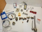 Mixed Lot Electric Supplies, Gfi Outlet, Burndy Split Bolt Connectors, Tester.... Fixed Price $38.24.