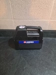 Campbell Hausfeld 12 Volt Inflator, Rechargeable, Compressor For Tire Black. Fixed Price $48.00.