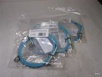 Qty Monoprice OM3 Fiber Optic Cable -lc/lc, 50/125TYPE, 10GB, AQUA,2M P/N:6386. Fixed Price $15.02.