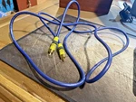 Tributaries Rca Delta Video 7' Cable 75 Ohm Ofhc Copper Interconnect Subwoofer. Fixed Price $35.00.