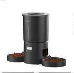 Dual Automatic Feeder Cats 6 Meals/day 12 Portions/meal Missing Lid. Fixed Price $20.00.