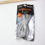 Kuncan Right-angle Plug Head Power Supply Cord 15-AMP 3'. Fixed Price $6.76.
