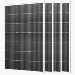 Vevor 4PCS 100W Monocrystalline Solar Panels Pv Module With MC4 Output & Frame. Fixed Price $195.99.