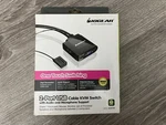 Iogear 2-PORTHD Cable Kvm Switch W/audio And Microphone Support GCS72U. Fixed Price $24.99.