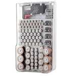 Tbo 93 Battery Organizer Case W/ Detachable BT-168 Tester For Aaa 9V. Fixed Price $15.00.