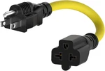 1-FT Amp Household Ac Plug To 20 Blade Adapter Cable 12AWG Nema 5-15P. Fixed Price $19.45.