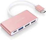 4 In Usb Hub 100W Pd Rose Gold For Macbook Surface. Fixed Price $38.31.