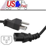 3FT 20AWG Short Standard Power Cord/cable/wire Pc/tv/printer IEC320 C13 7A 125V. Fixed Price $7.99.