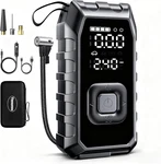 Tire Inflator Portable Air Compressor, 2X Faster Inflation Cordless. Fixed Price $179.99.