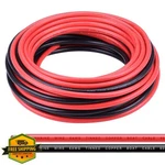 Igreely Gauge Wire 60FT Black Red Tinned Copper Stranded. Fixed Price $139.99.