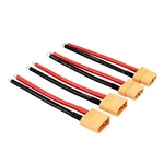 Oliyin 2PAIRS XT90 Plug XT-90 Female Connector Silicone Wire With. Fixed Price $12.99.