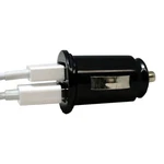 Black Mini Dual Bullet Usb 2 Port Car Charger Motorola Samsung Htc Lg Cell Phone. Fixed Price $7.19.