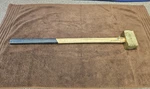 Brass Sledge Body Hammer Non Sparking Lb Pound Usa Split Handle ABC10BW. Fixed Price $197.60.