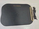 Coanto Electric Food Warming Mat, 7-TEMP Silicone Roll-up Tray Black 17.91X12.8". Fixed Price $19.99.