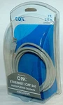 New Cox 7' Ft 2.13M Cat 5E Ethernet Cable Gray Pc Network Gold Plated Contacts. Fixed Price $5.65.