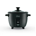 Rice Cooker 6 Cup Electric Automatic Keep Warm Nonstick Black Oster Tray. Fixed Price $89.99.