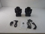 Xfalights MHL-75W 2 Pack, Moving Head Dj With Sound Activated. Fixed Price $95.69.