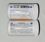 Two Panasonic Eneloop Aa To Battery Converter Spacer Adapter BQ-BS1E. Fixed Price $7.99.