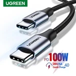 Ugreen 100W Usb Type To Cable Pd Fast Charging Cord For Xiaomi Macbook. Fixed Price $10.79.