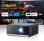 1100 Ansi Google Tv Wanbo X5 4K Projector Wifi Bluetooth Movie Proyector. Fixed Price $449.99.