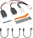 Naponal Gps Dash Cam Power Adapter, (5PIN Type Connector) Mirror Black. Fixed Price $48.95.