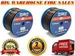 2 1/0 Gauge 50 Ft Pro Xtreme Twisted Power Ground Battery Wire Cables Black. Fixed Price $149.98.