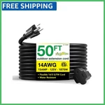 Go Green Power 14/3 50FT Extension Cord Strong, Reliable, Certified Safety. Fixed Price $61.99.