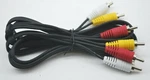 New 6 Ft Rca A/v Composite Cables Dvd/vcr/sat Yello Red White Connectors. Fixed Price $7.48.